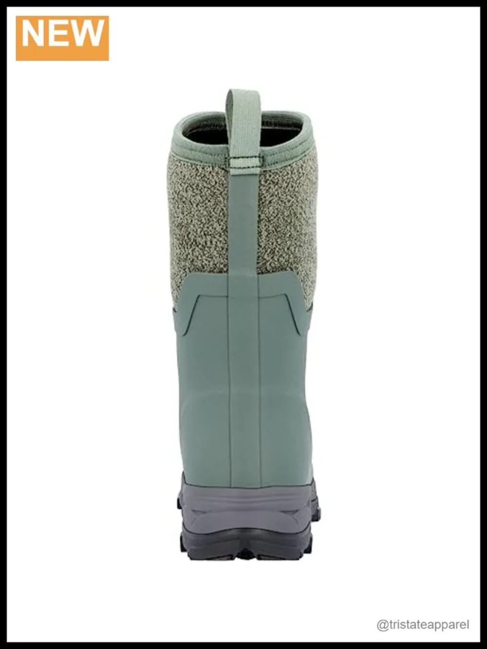 Waterproof Mid-Calf Snow Boots Neoprene Fleece Lined Vibram Arctic Grip